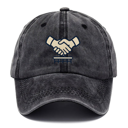 Post Match Handshake Tennis Match Rituals Classic Cap – Graphite