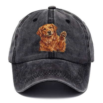 Golden Retriever Embroidered Classic Cap – Graphite