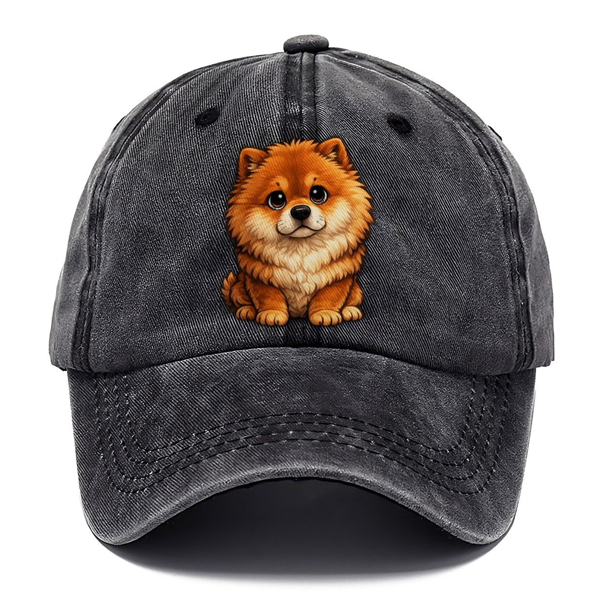 Chow Chow Sitting Sweetheart Classic Cap – Graphite