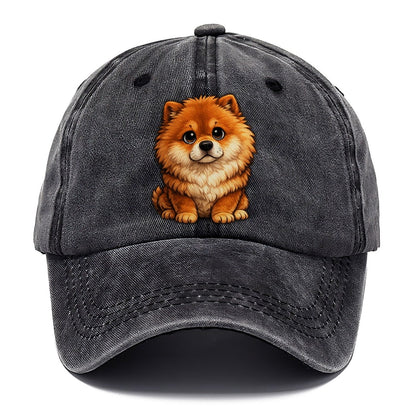 Chow Chow Sitting Sweetheart Classic Cap – Graphite