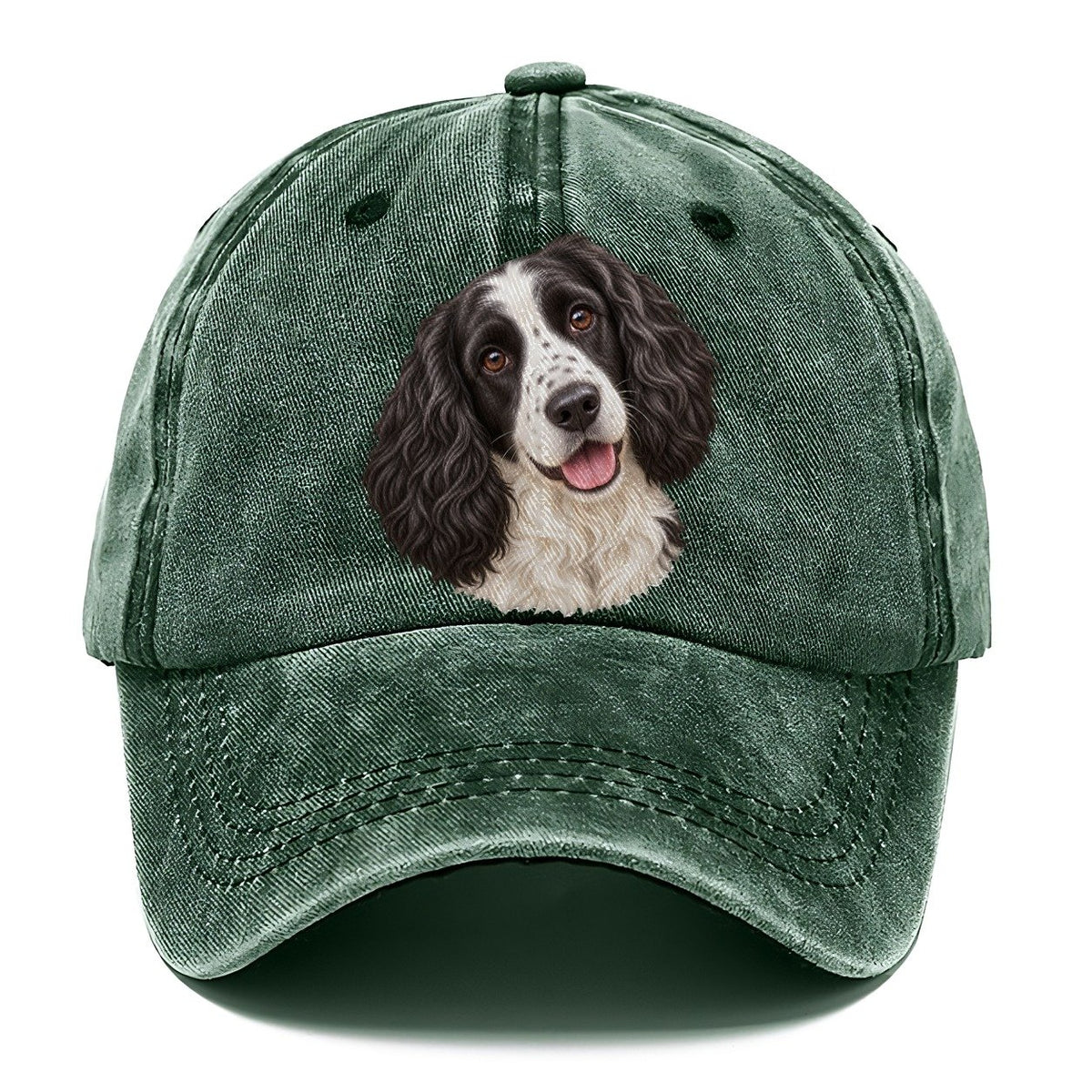 Springer Black And White Tilt Pastimes Companions Classic Cap – Forest Mist