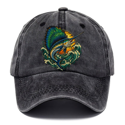 Sailfish Spearhead Fishing Club Classic Cap – Graphite