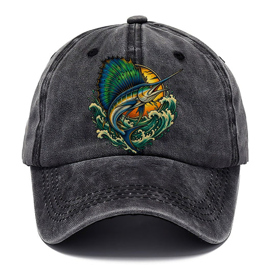 Sailfish Spearhead Fishing Club Classic Cap – Graphite