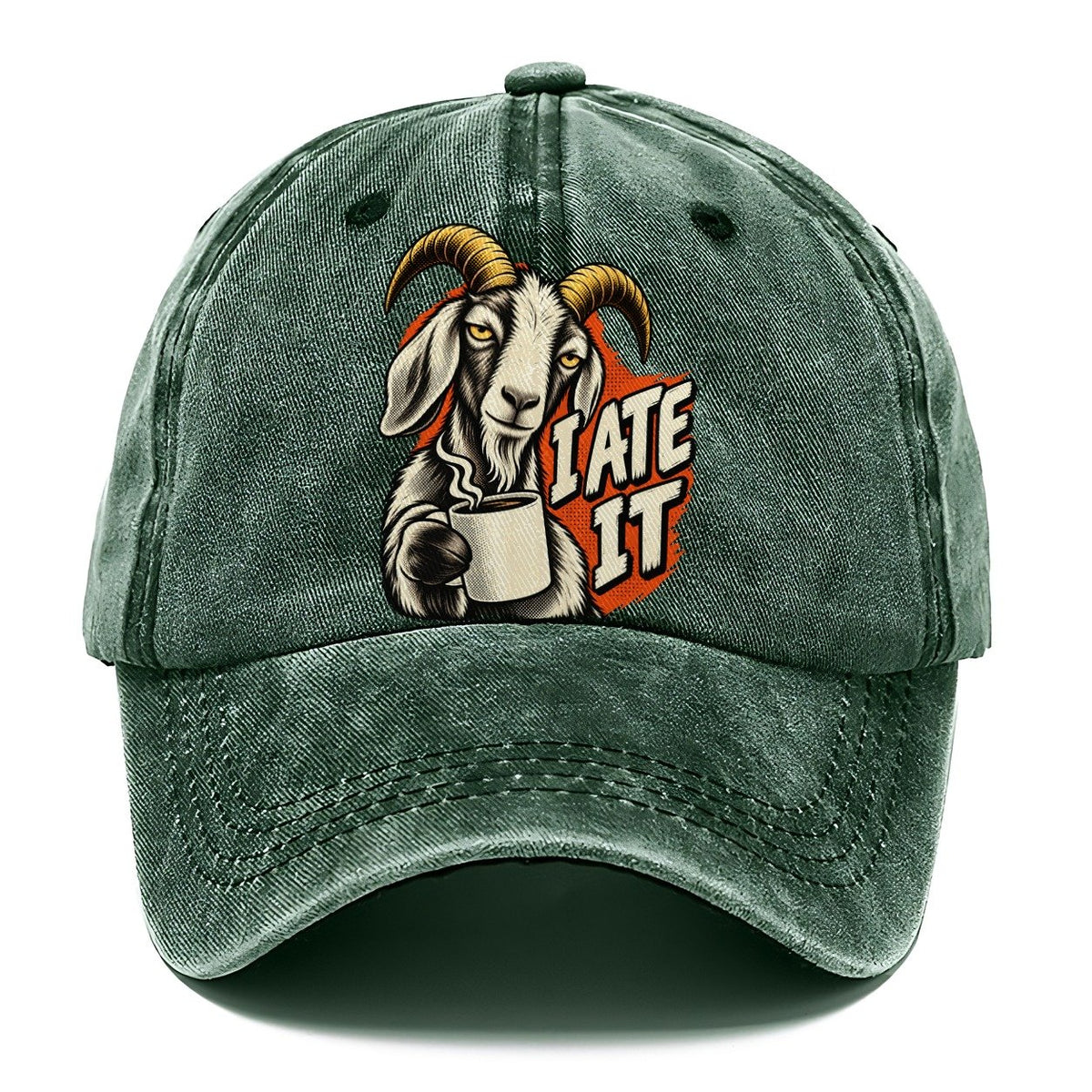 Pop Art Goat Mug Truths Classic Cap – Forest Mist
