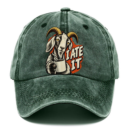 Pop Art Goat Mug Truths Classic Cap – Forest Mist