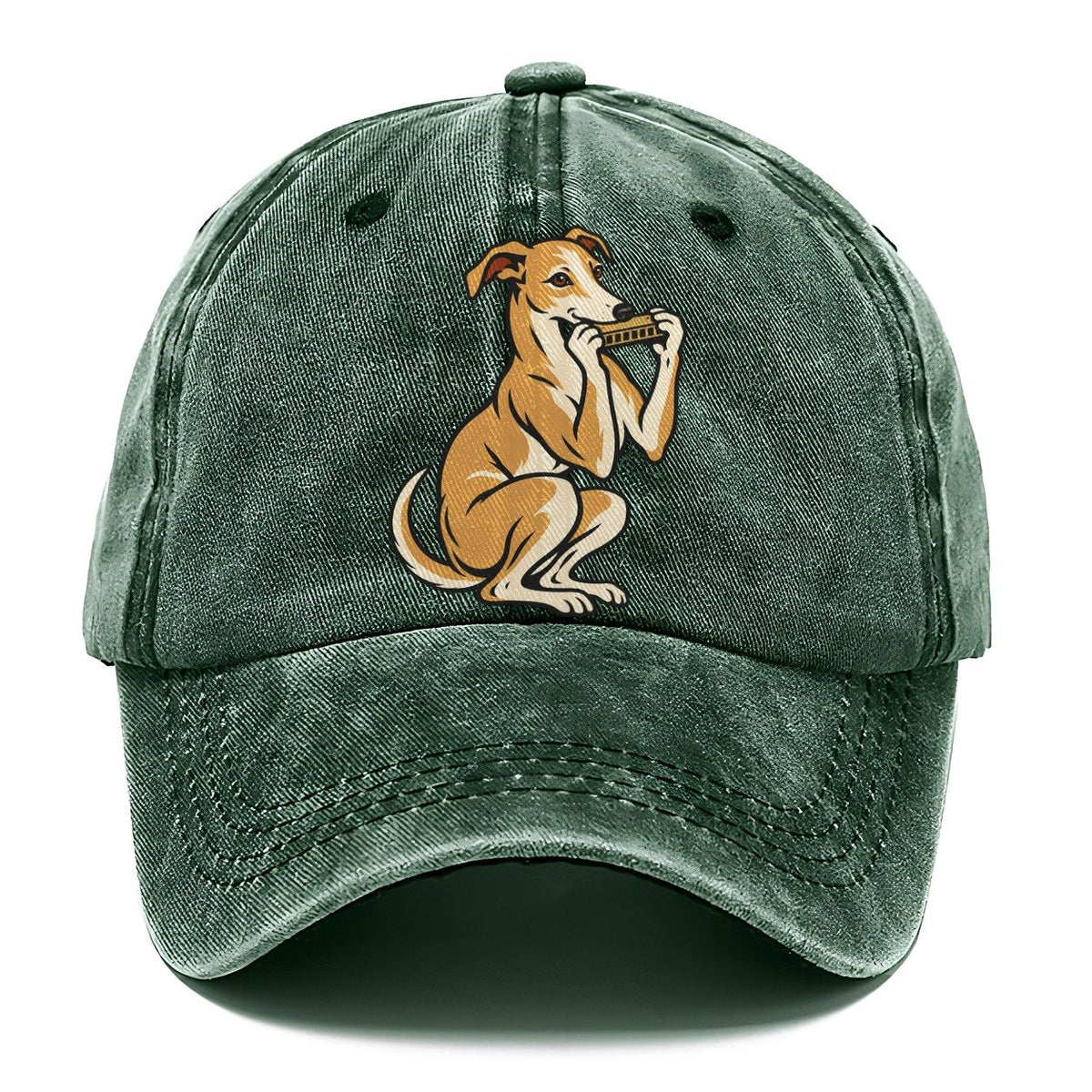 Whippet Blues Harp Sundown Familiars Classic Cap – Forest Mist