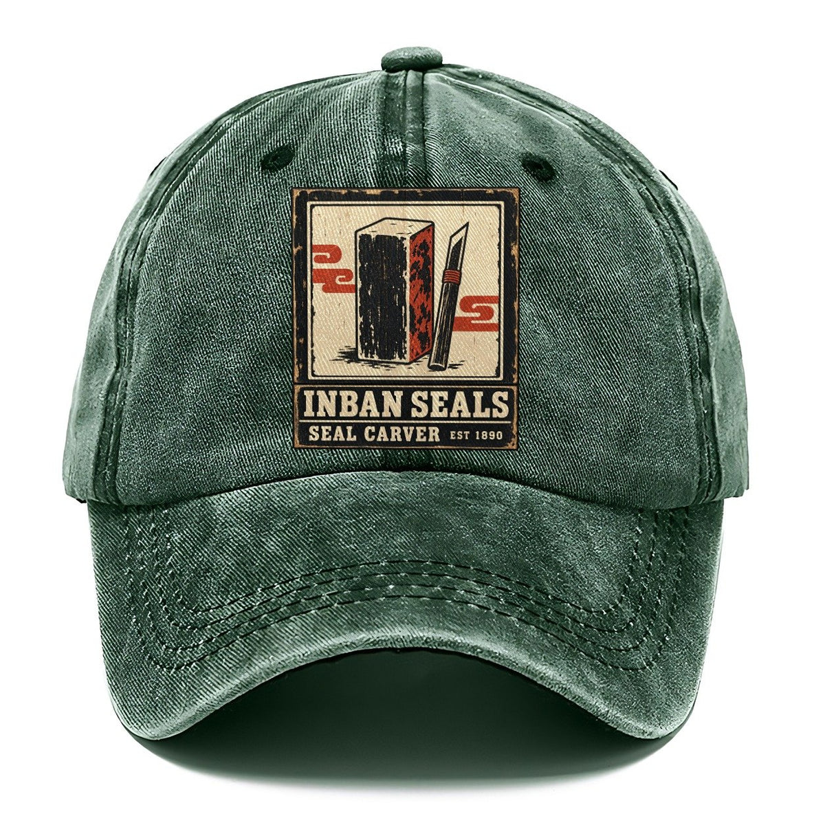Inban Seal Carvers Noren Trade Co Classic Cap – Forest Mist