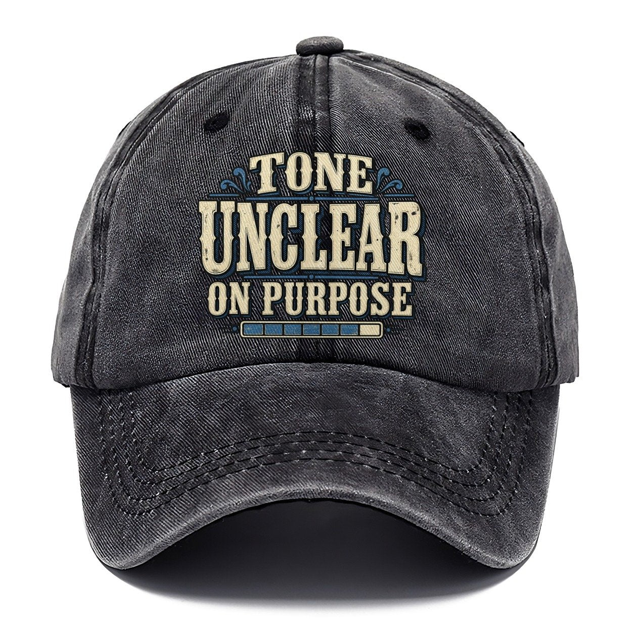 Tone Unclear On Purpose American Wit Classic Cap – Graphite