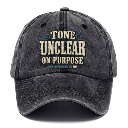 Tone Unclear On Purpose American Wit Classic Cap – Graphite