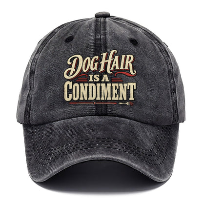 Dog Hair Is A Condiment American Wit Classic Cap – Graphite