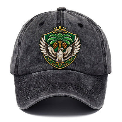 Saudi Arabia Heraldic Crest Country Logos Classic Cap – Graphite