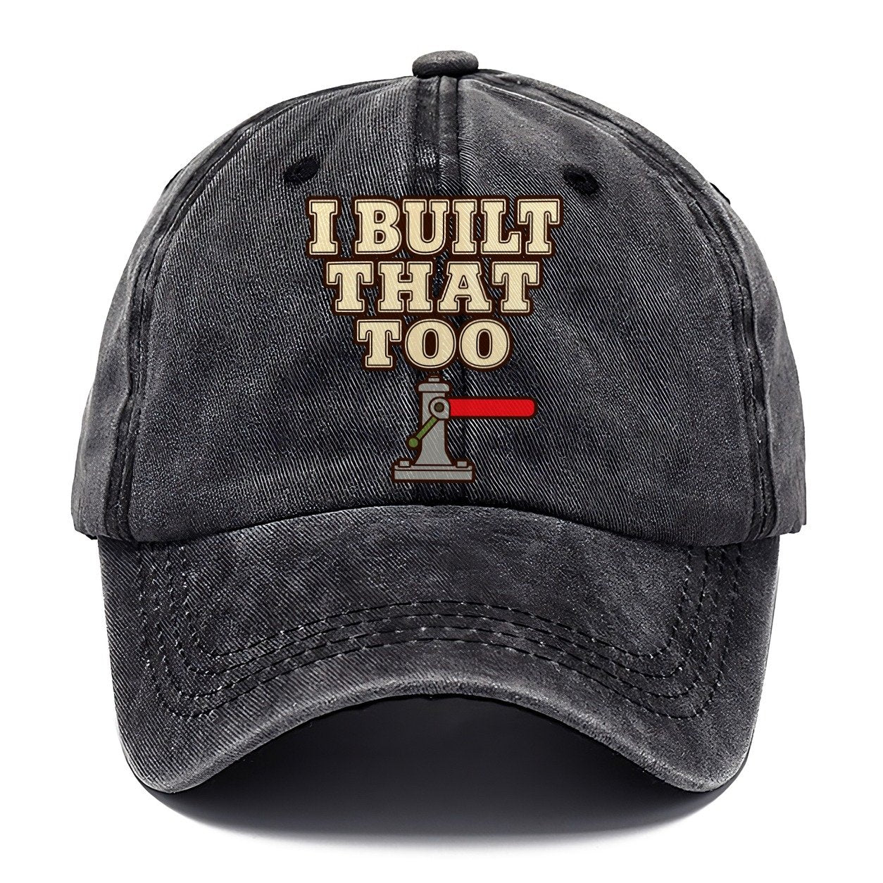 I Built That Too Model Railways Classic Cap – Graphite