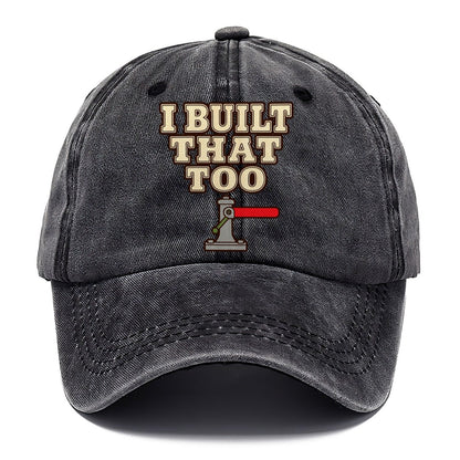 I Built That Too Model Railways Classic Cap – Graphite