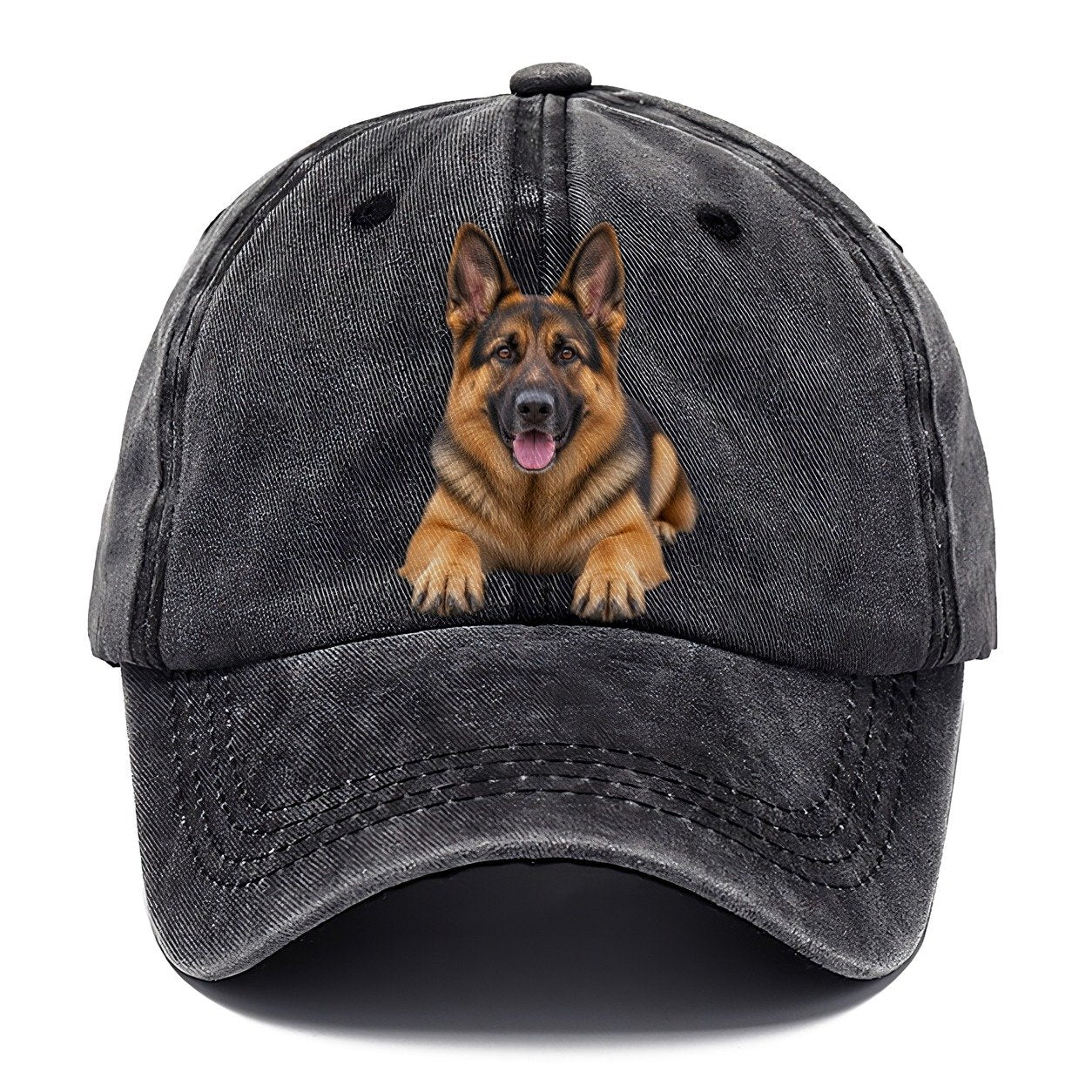 German Shepherd Lying Down Top Breeds Classic Cap – Graphite