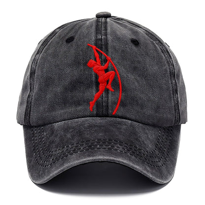 Pole Vaulter Plant Drive Micro Motion Mark Classic Cap – Graphite