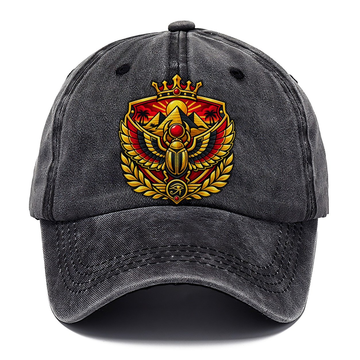 Egypt Heraldic Crest Country Logos Classic Cap – Graphite