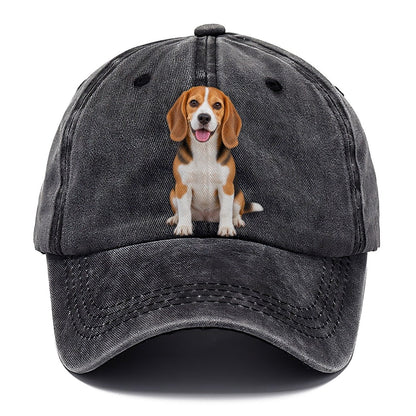 Beagle Sitting Top Breeds Classic Cap – Graphite