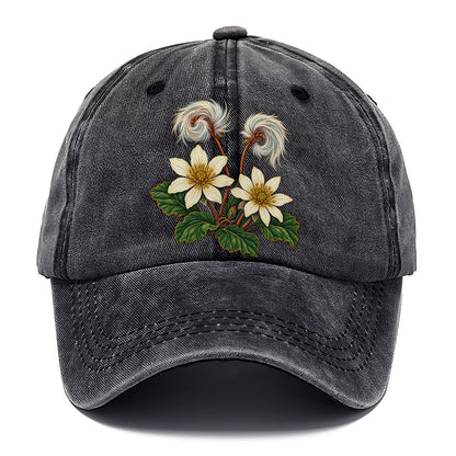 Northwest Territories Mountain Avens Canada Cultural Icons Classic Cap – Graphite