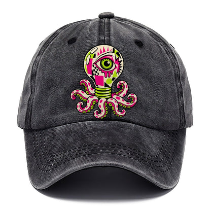 Lightbulb Octopus Crazy Styles Classic Cap – Graphite