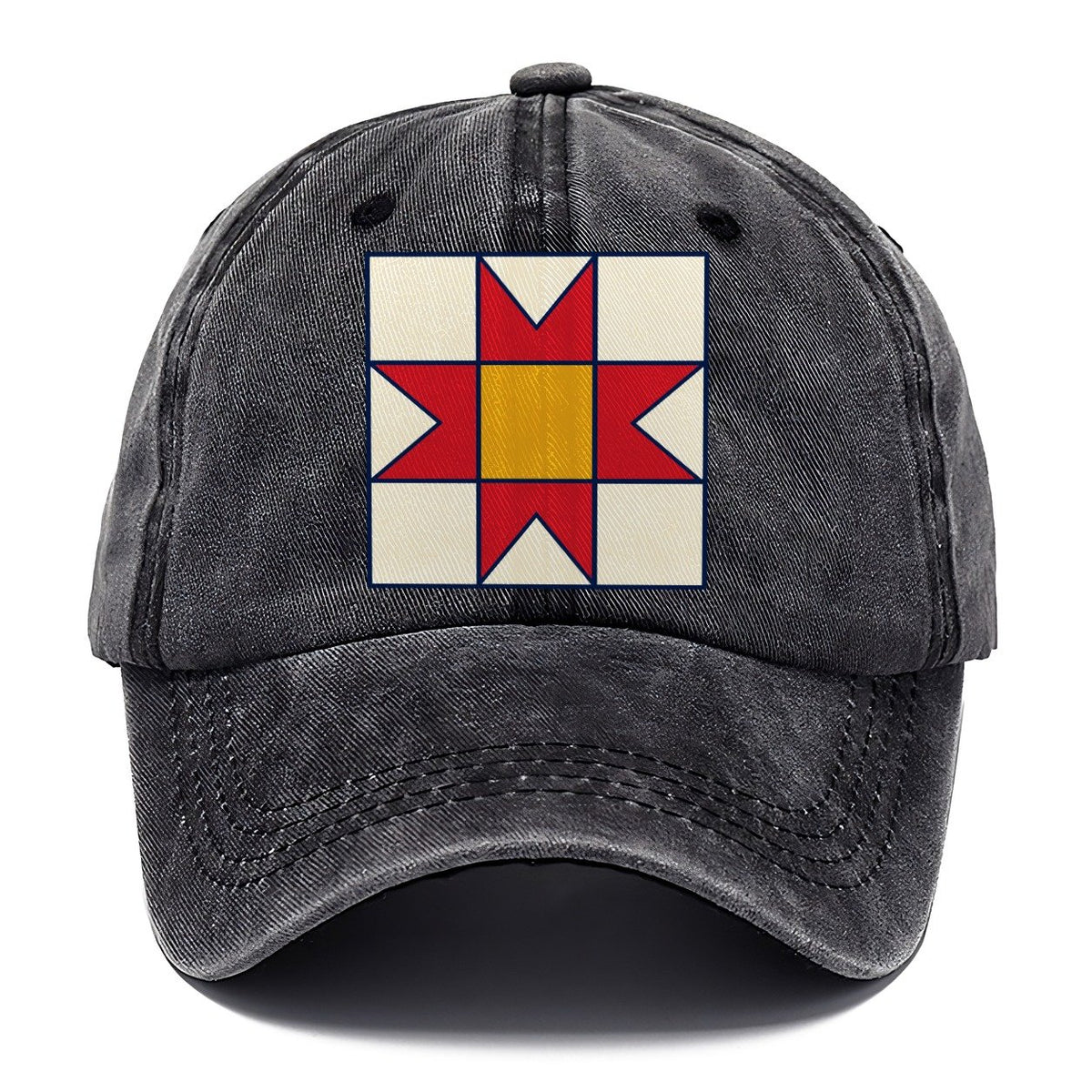 Star Block Study Sewing And Quilting Classic Cap – Graphite