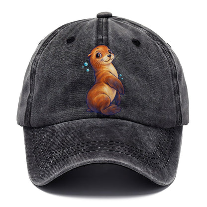 Sea Lion Upright Twist Sea Sprite Classic Cap – Graphite