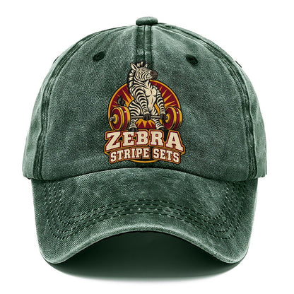 Zebra Stripe Sets Animal Lifters Classic Cap – Forest Mist