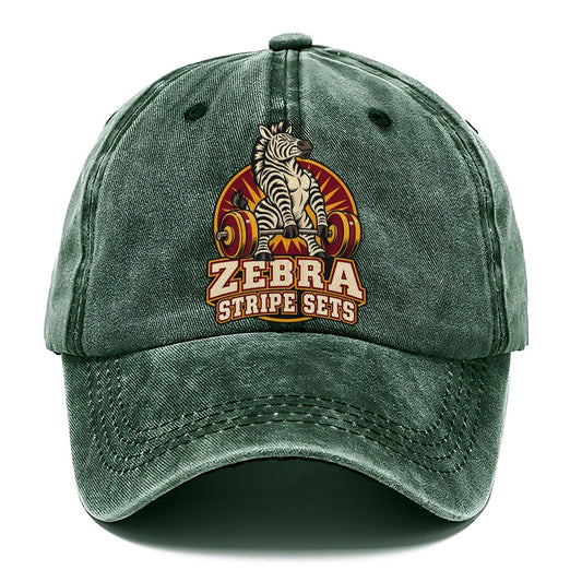 Zebra Stripe Sets Animal Lifters Classic Cap – Forest Mist