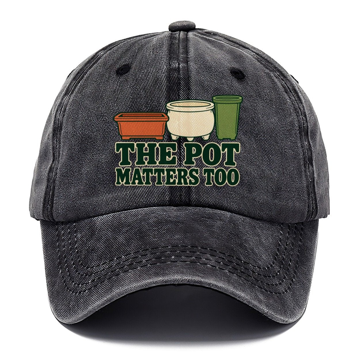The Pot Matters Too Bonsai Classic Cap – Graphite