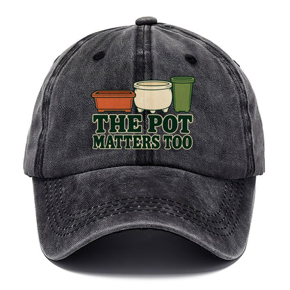 The Pot Matters Too Bonsai Classic Cap – Graphite