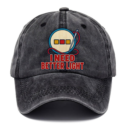 I Need Better Light And Needlework Classic Cap – Graphite