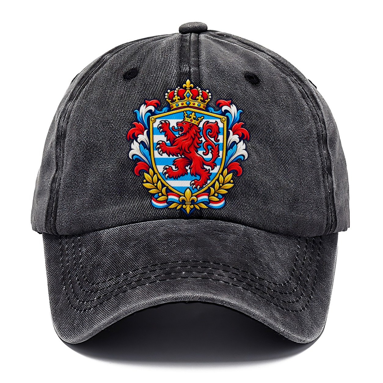 Luxembourg Heraldic Crest Country Logos Classic Cap – Graphite