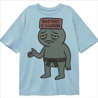 Black Pug Charming Companion Classic T-shirt – Light Blue