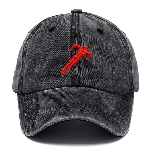 Butterfly Swimmer Break Micro Motion Mark Classic Cap – Graphite