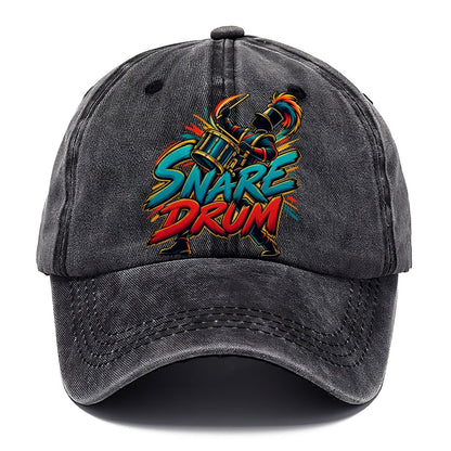 Snare Drum Wordmark Music Instruments Classic Cap – Graphite