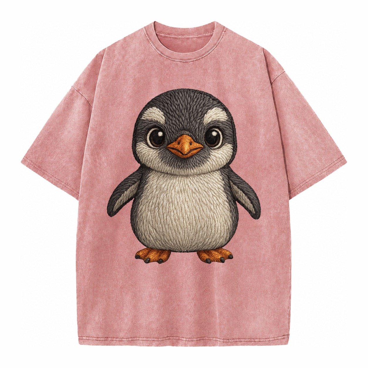 Baby Gentoo Penguin Vintage T-shirt – Dusty Rose