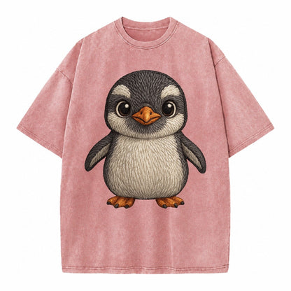 Baby Gentoo Penguin Vintage T-shirt – Dusty Rose