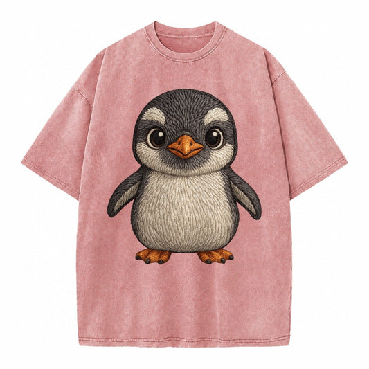 Baby Gentoo Penguin Vintage T-shirt – Dusty Rose