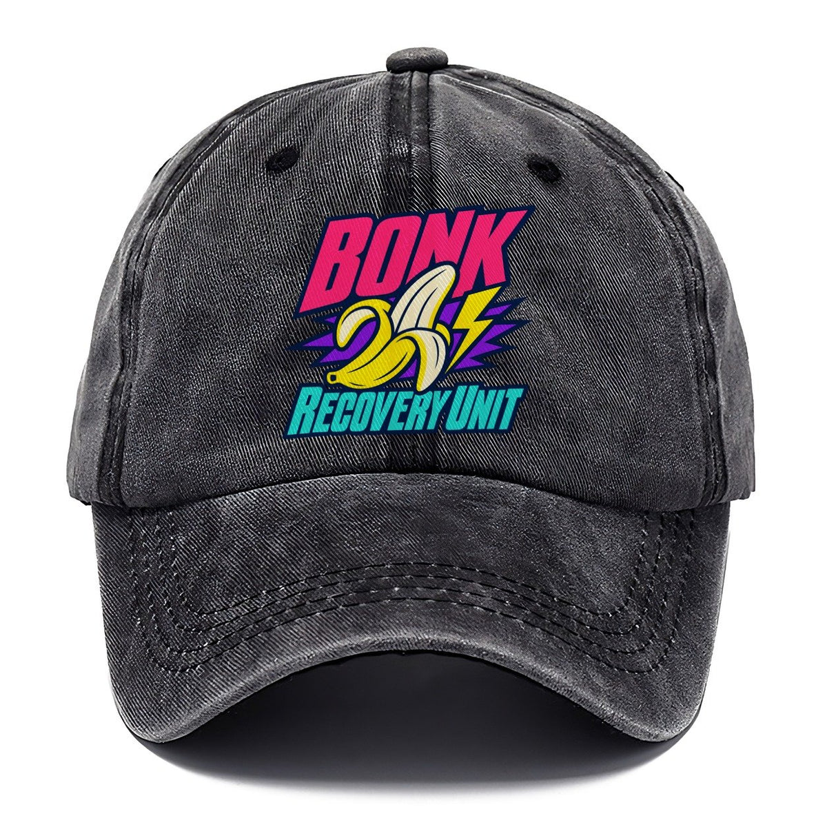 Bonk Recovery Unit 90S Running Clubs Classic Cap – Graphite