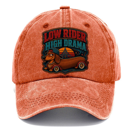 Low Rider High Drama Dachshund Classic Cap – Terracotta Clay