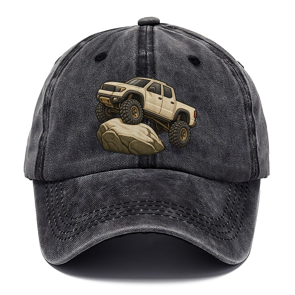 Lifted Pickup On A Boulder Off Roading And Overlanding Classic Cap – Graphite