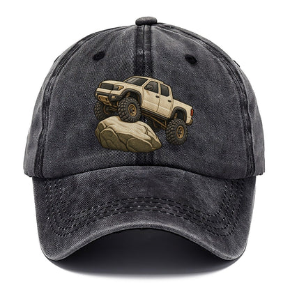 Lifted Pickup On A Boulder Off Roading And Overlanding Classic Cap – Graphite