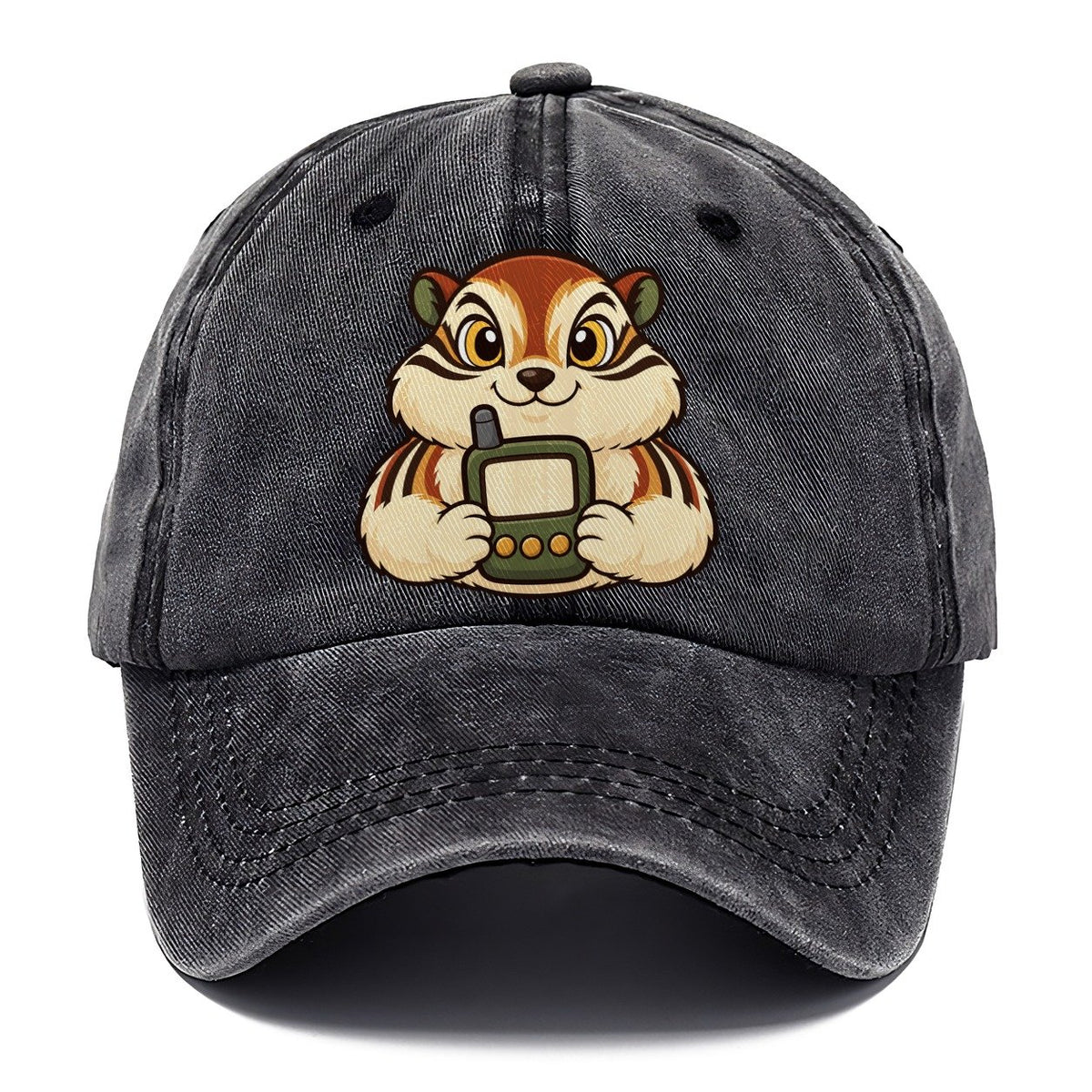 Chipmunk With A Locator Geocaching Classic Cap – Graphite