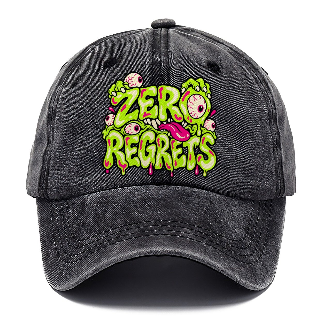 Zero Regrets Crazy Styles Classic Cap – Graphite