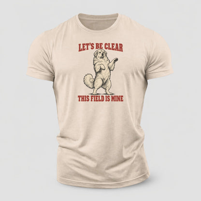 Great Pyrenees Dog Declarations Cotton T-Shirt – Sand