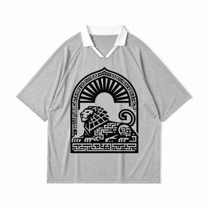 Persian Lion Arch Collar Jersey – Grey