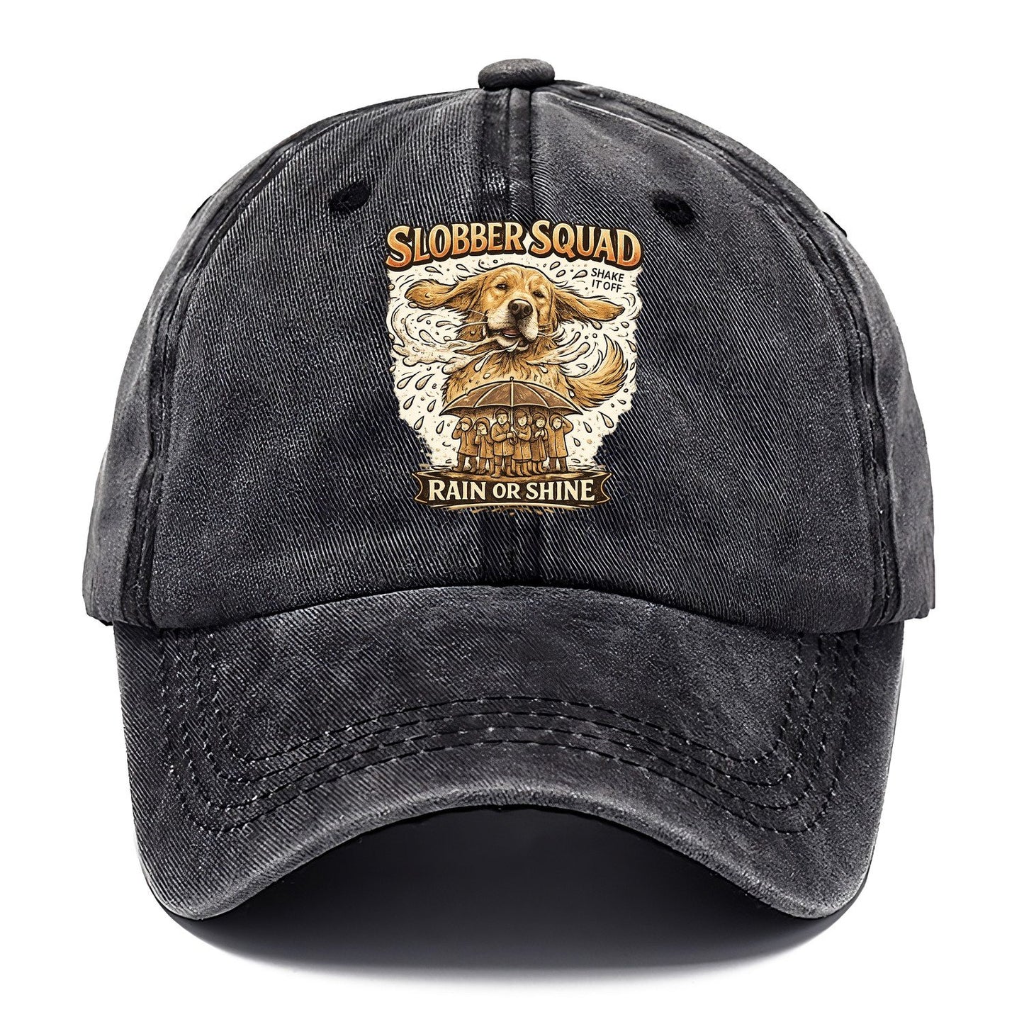 Golden Retriever Slobber Squad Classic Cap – Graphite