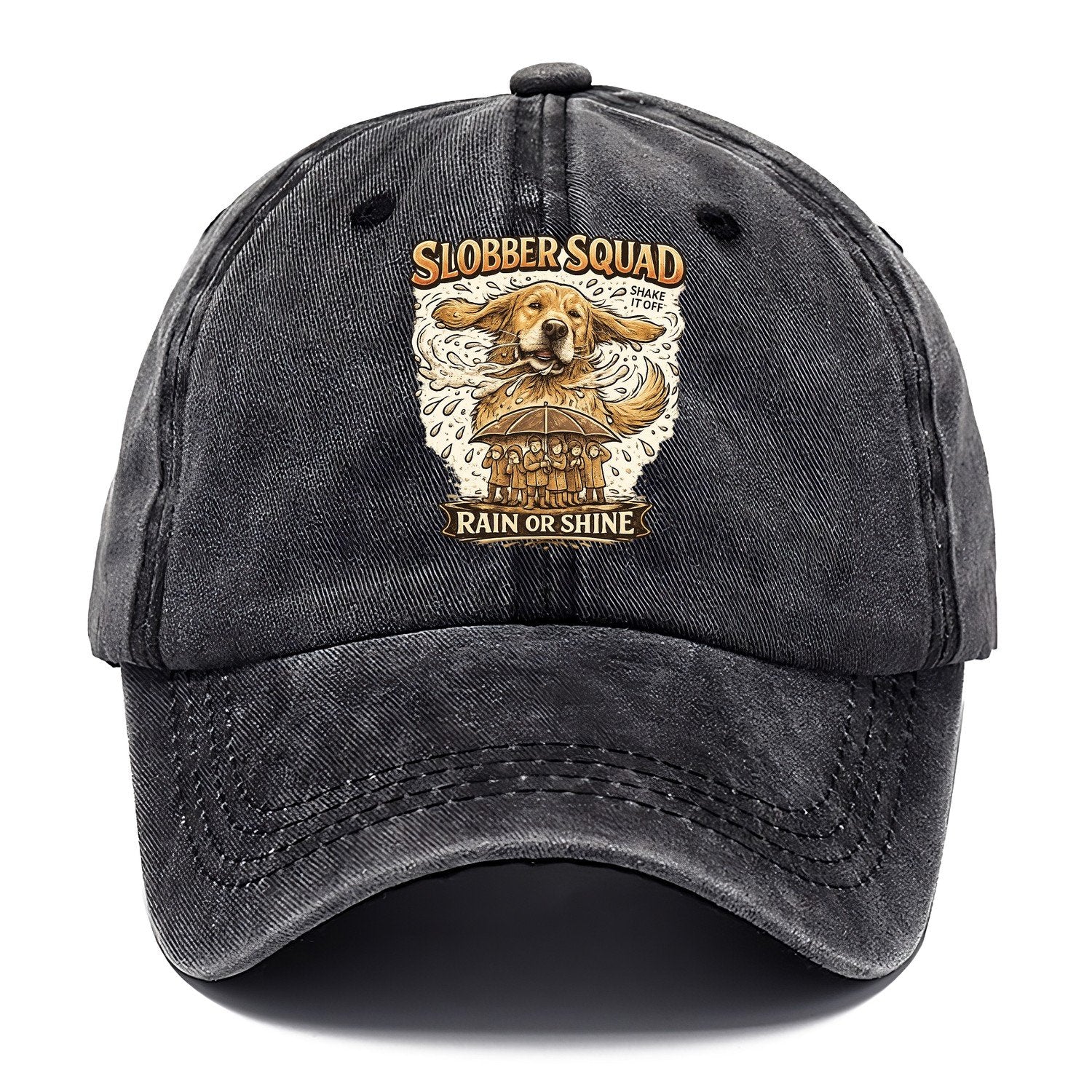 Golden Retriever Slobber Squad Classic Cap – Graphite