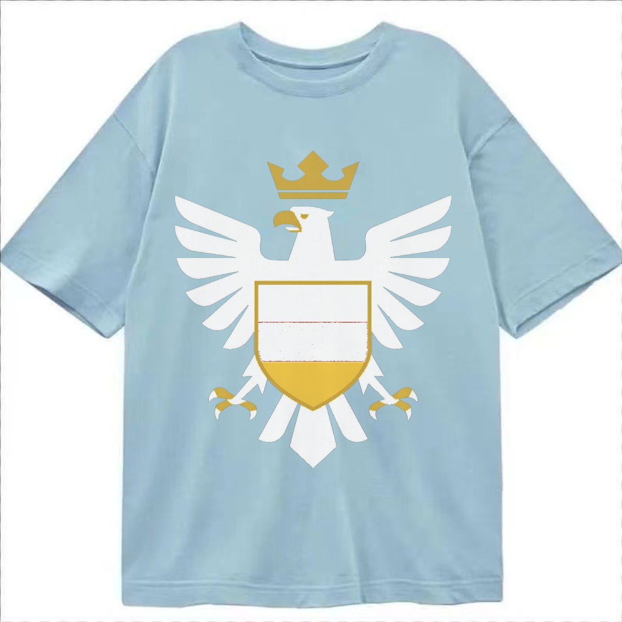 Germany Eagle Emblem Classic T-shirt – Light Blue