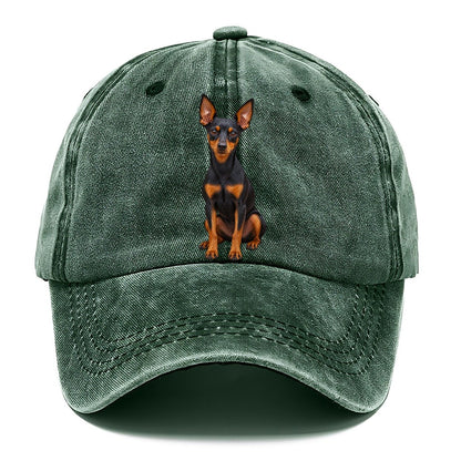 Miniature Pinscher Classic Cap – Forest Mist