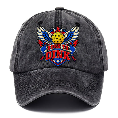 Born To Dink Pickleball Life Classic Cap – Graphite